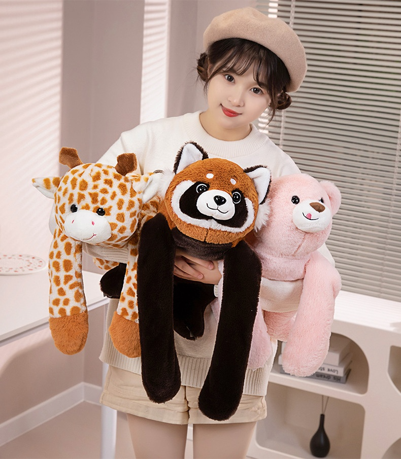 Wrap-Around Huglet — Long-Arm Weighted Plush (Choose Your Character)