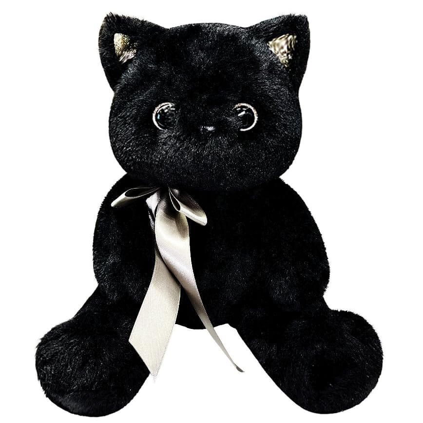 Sooty the Cat non-shed weighted plush