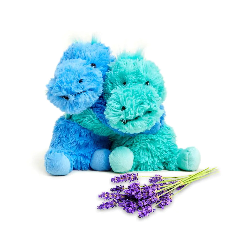 Pickle the Dragon heatable weighted plush by Huglet