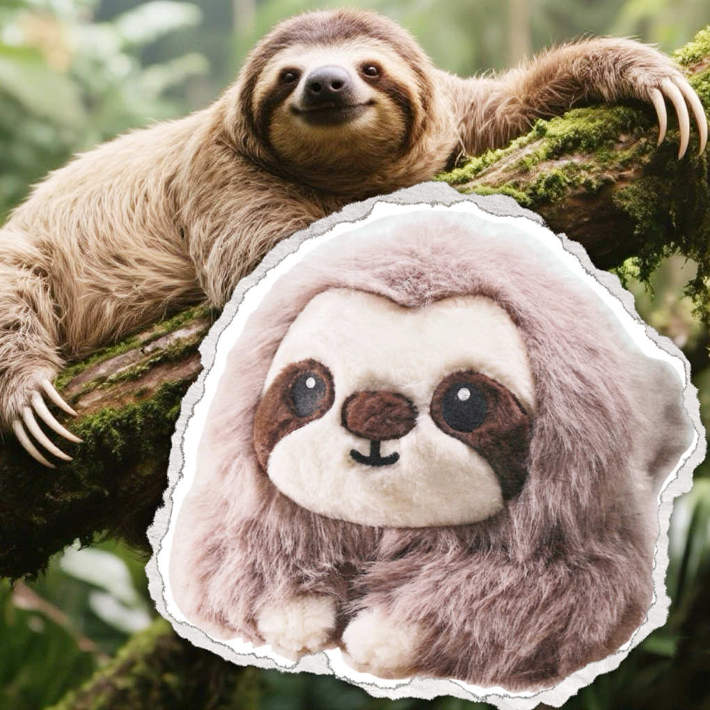 Dusty the Sloth side view