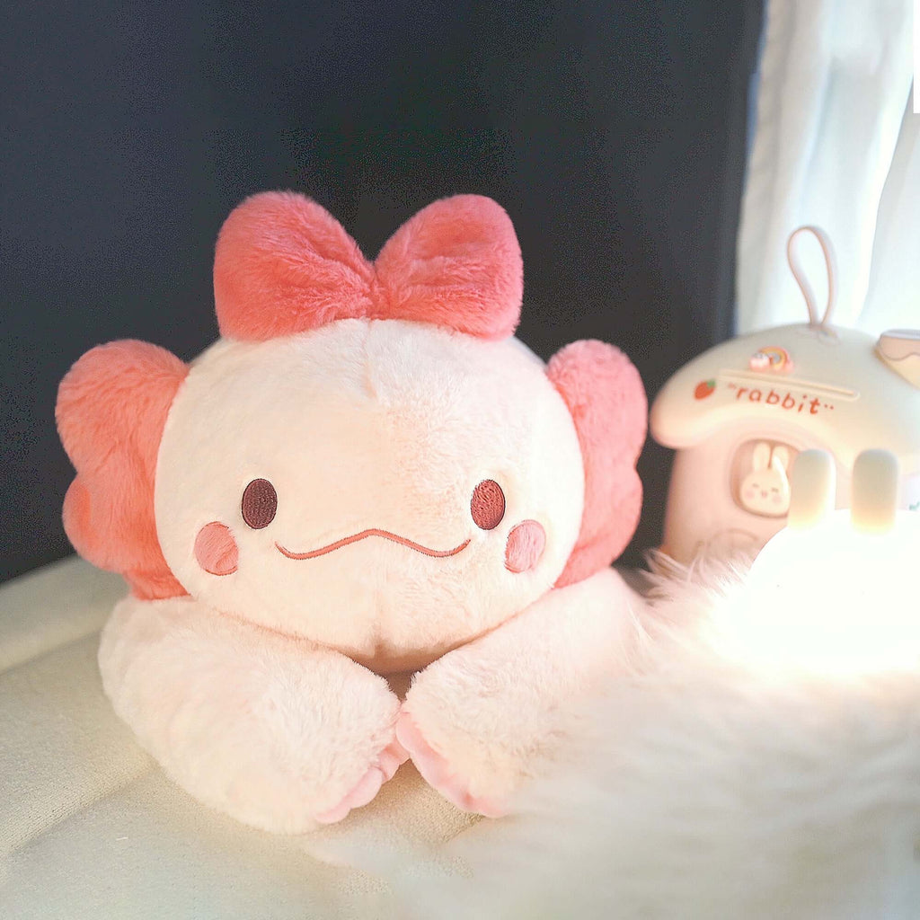 Petal the Axolotl front view
