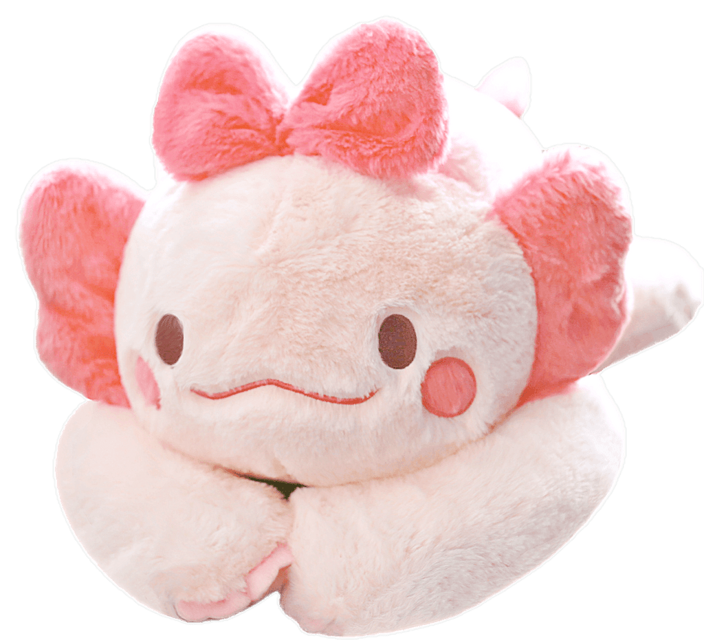 Petal the Axolotl weighted plush