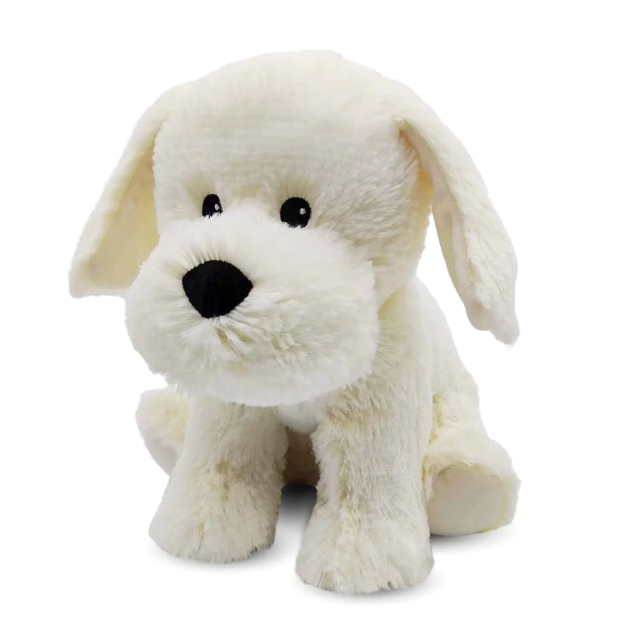 Barnaby the Labrador heatable weighted plush by Huglet
