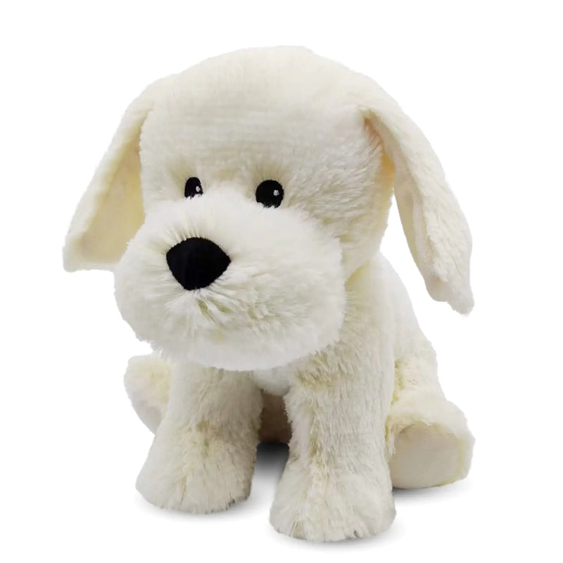 Barnaby the Labrador heatable weighted plush by Huglet