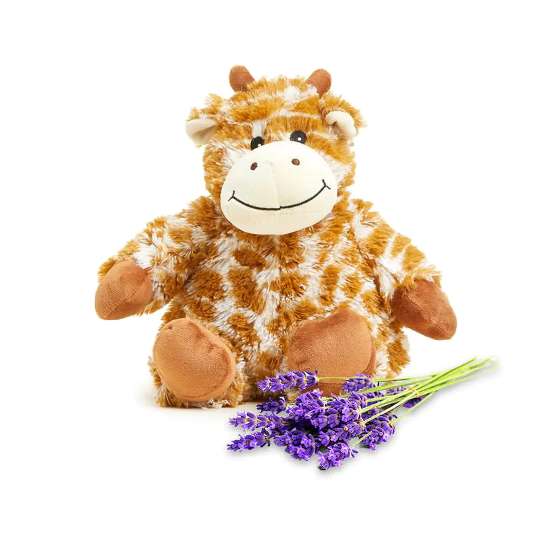 Tamu the Giraffe heatable weighted plush by Huglet