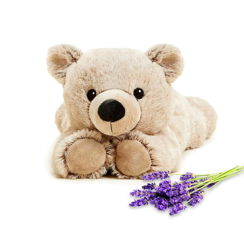 Hollis the Bear heatable weighted plush by Huglet