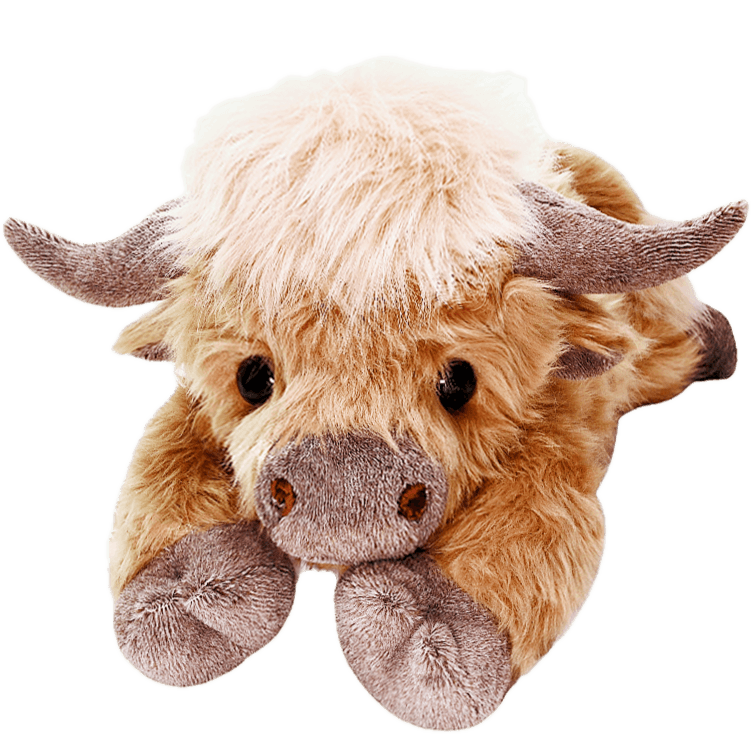 Angus the Highland Cow weighted plush