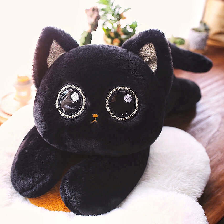 Onyx the Cat being held